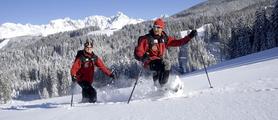 Wochenprogramm mit Schneeschuhwanderung